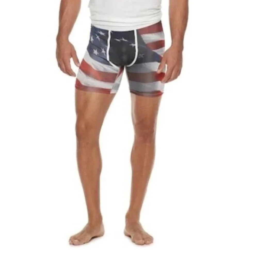 Wear Your Life Novelty Boxers Sz X-Large Men's Under Wear American Flag NIP GIFT